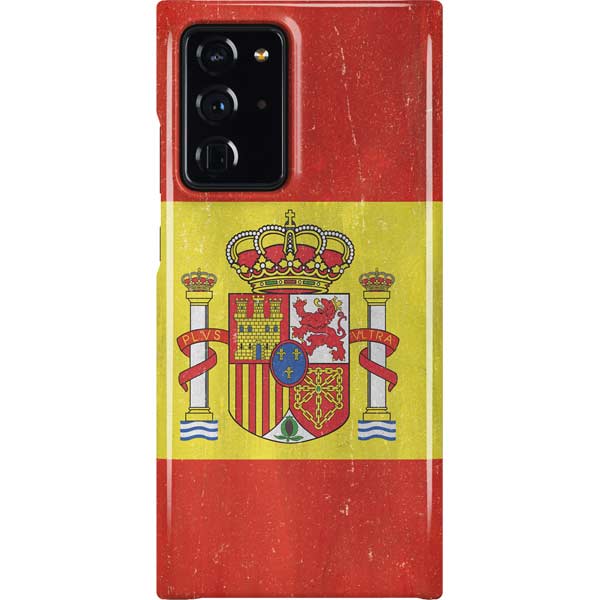 Spain Flag Distressed Galaxy Cases