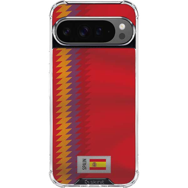 Spain Soccer Flag Google Pixel 10 Pro Clear Case