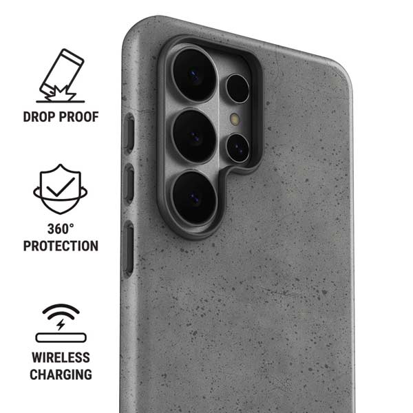 Speckle Grey Concrete Galaxy S26 Ultra Impact Case