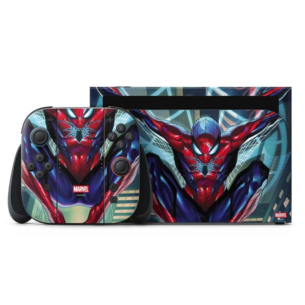 Marvel Spiderman Spiderman Armor MK IV Nintendo Switch 2 (2025) with Joy-Con Skin