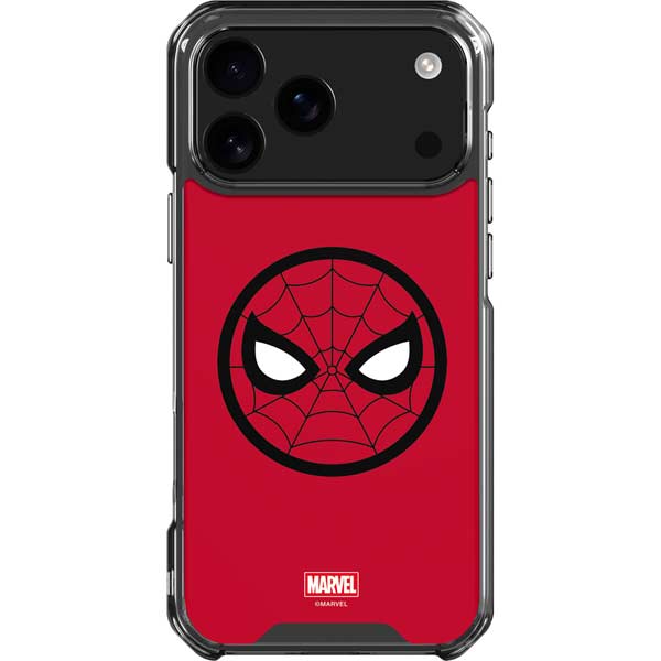 Marvel Spiderman Spiderman Emblem iPhone 17 Pro Max Clear Case