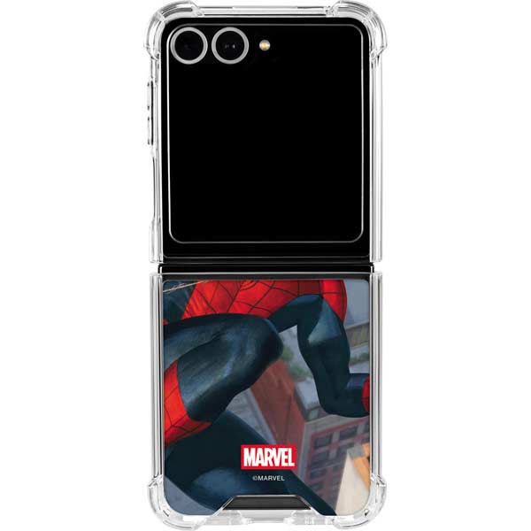 Marvel Spiderman Spidey Sense Galaxy Z Flip7 Clear Case