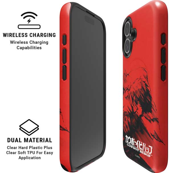Cowboy Bebop Spike Poster iPhone 16 Magsafe Impact Case