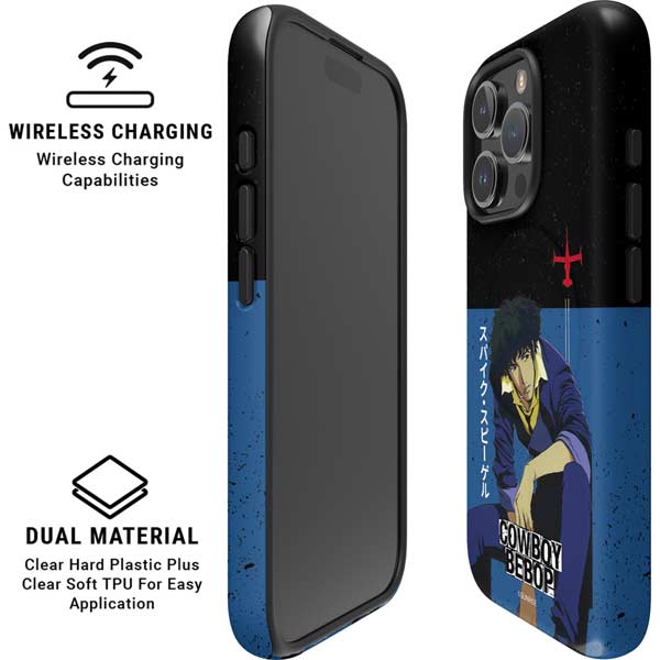 Cowboy Bebop Spike Spiegel iPhone 16 Pro Max Magsafe Impact Case