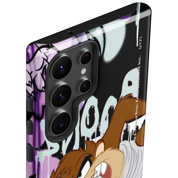 Looney Tunes Splatter Paint Tasmanian Devil Galaxy S23 Ultra Pro Case