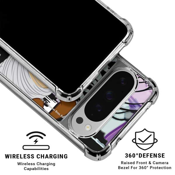 Looney Tunes Splatter Paint Tasmanian Devil Google Pixel 10 Pro XL Clear Case