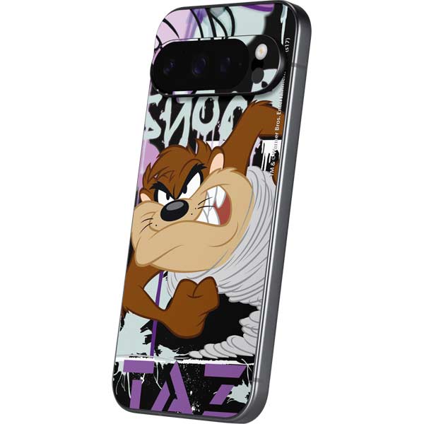 Looney Tunes Splatter Paint Tasmanian Devil Google Pixel 10 Pro XL Skin