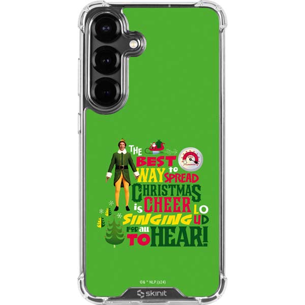 Elf Spread Christmas Cheer Galaxy S26 Clear Case