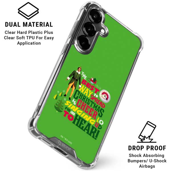 Elf Spread Christmas Cheer Galaxy S26 Clear Case