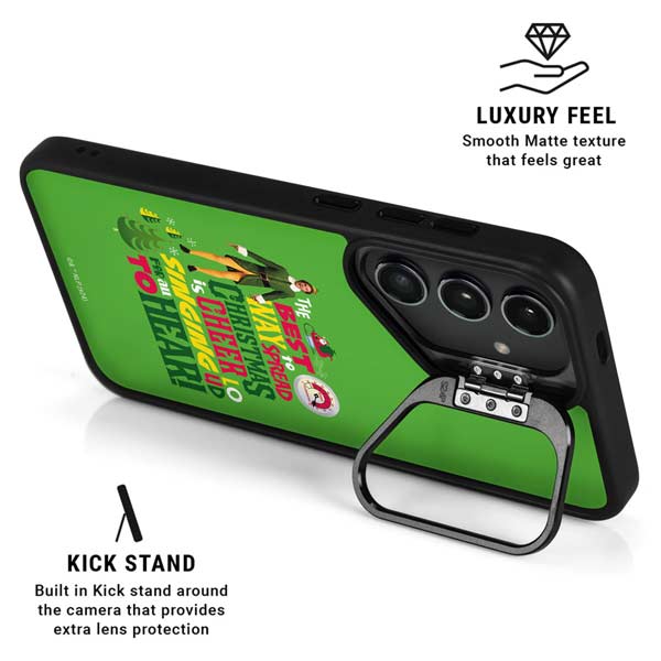 Elf Spread Christmas Cheer Galaxy S26 Plus Kickstand Case