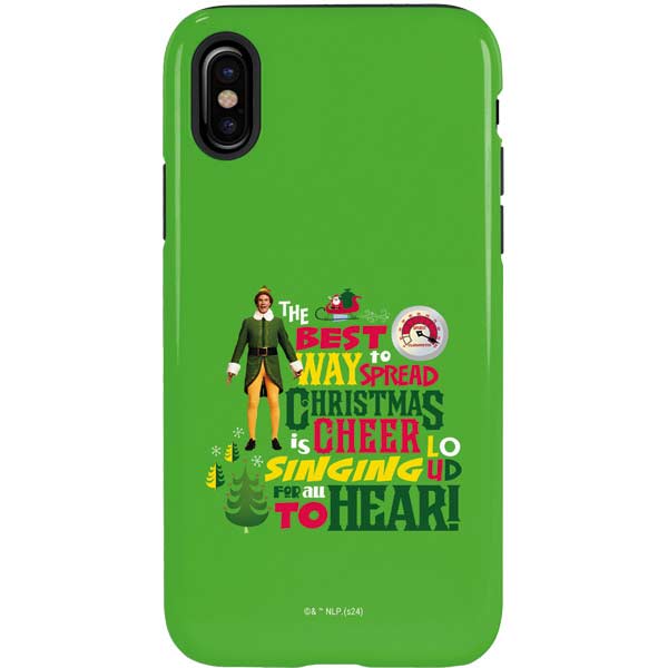 Elf Spread Christmas Cheer iPhone XS Pro Case