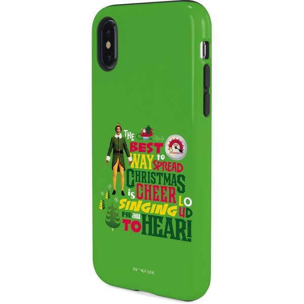 Elf Spread Christmas Cheer iPhone XS Pro Case