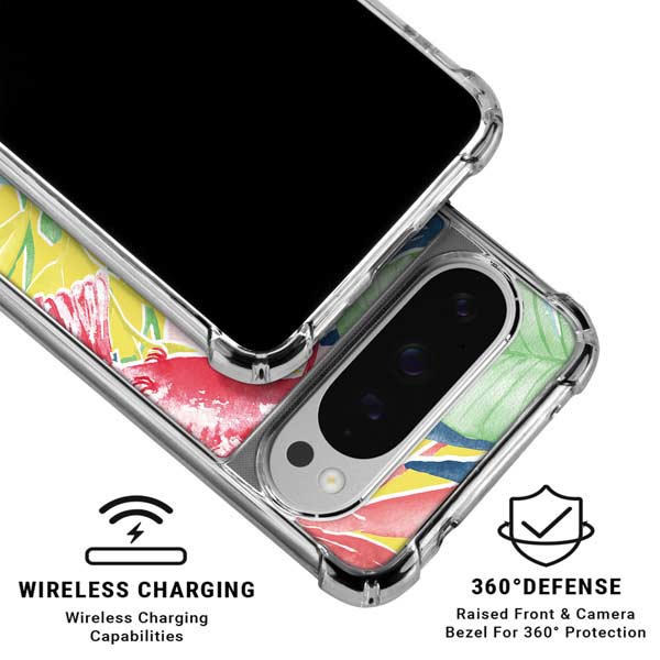 Spring Bird of Paradise Google Pixel 10 Pro XL Clear Case
