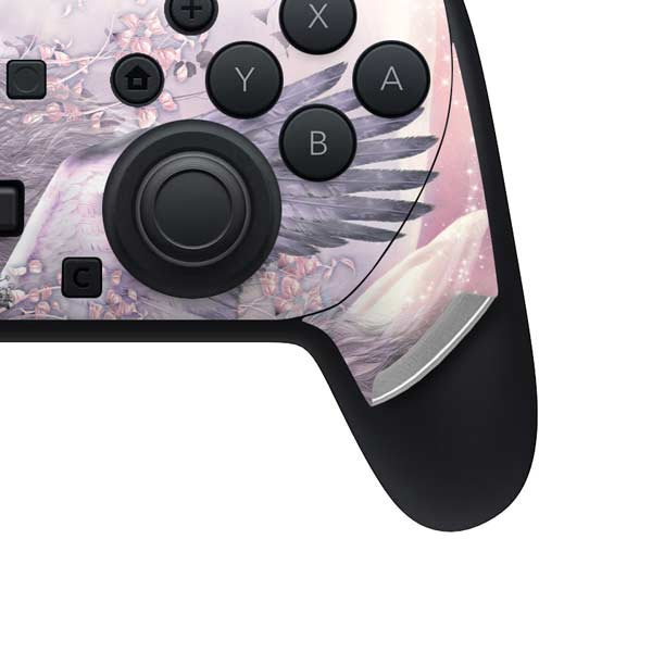Spring Flight Unicorn by Laurie Prindle Nintendo Switch 2 (2025) Pro Controller Skin