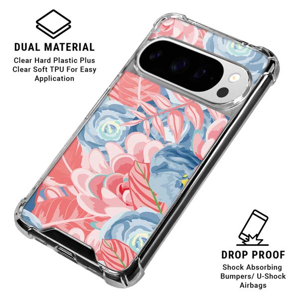 Spring Floral Google Pixel 10 Pro Clear Case