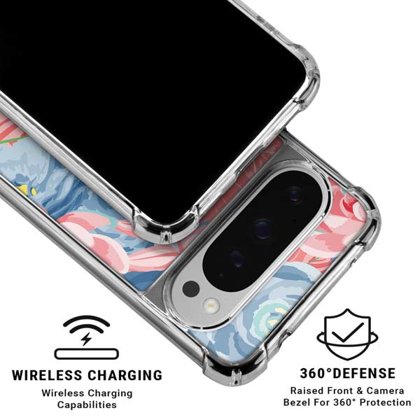 Spring Floral Google Pixel 10 Pro Clear Case
