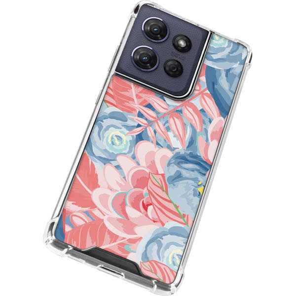Spring Floral Moto G 5G (2025) Clear Case