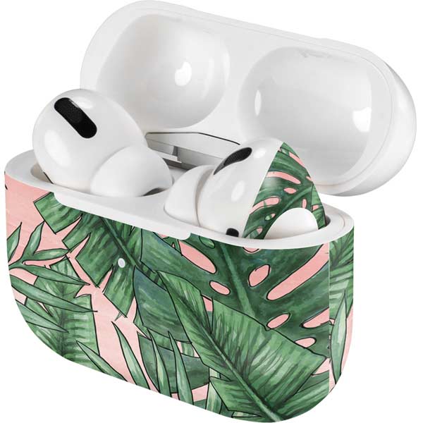 Spring Palm Leaves AirPods Skins