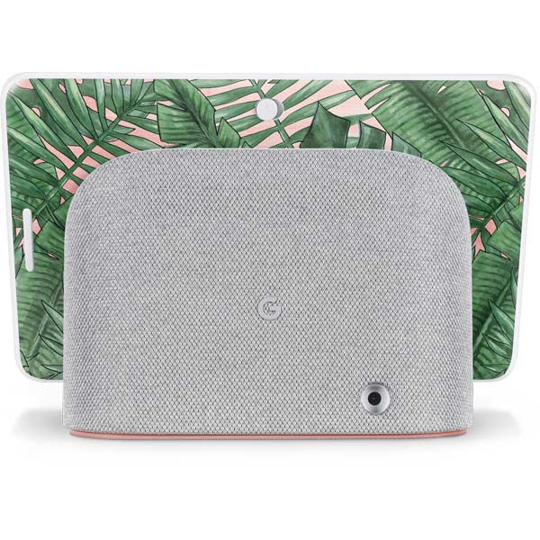 Spring Palm Leaves Google Home Hub Skin