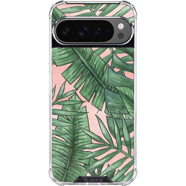 Spring Palm Leaves Google Pixel 10 Pro XL Clear Case