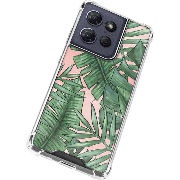 Spring Palm Leaves Moto G Power 5G (2025) Clear Case