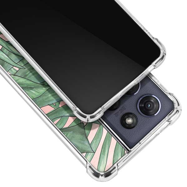 Spring Palm Leaves Moto G Power 5G (2025) Clear Case