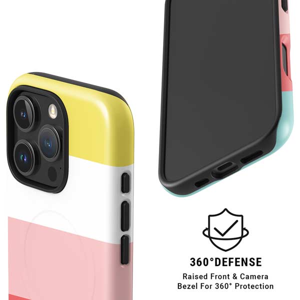 Spring Stripes iPhone 16 Pro Max Magsafe Impact Case