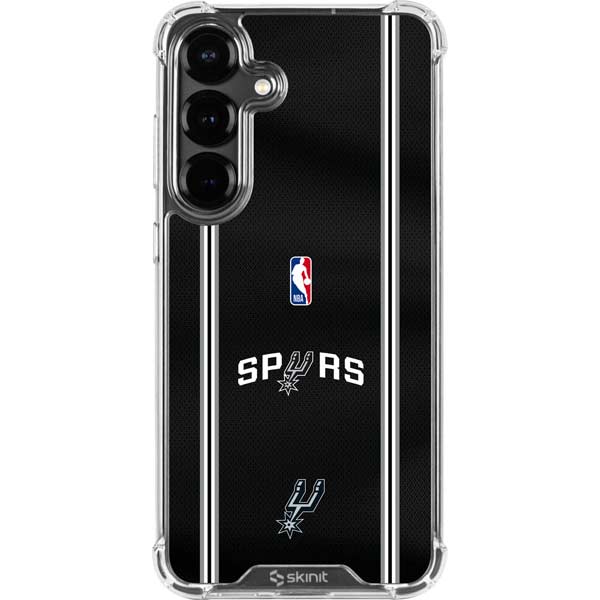NBA San Antonio Spurs Jersey Galaxy S26 Plus Clear Case