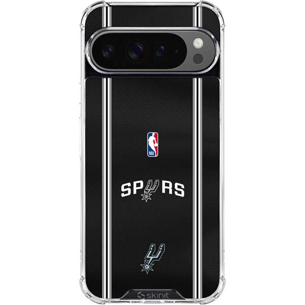NBA San Antonio Spurs Jersey Google Pixel 10 Pro XL Clear Case