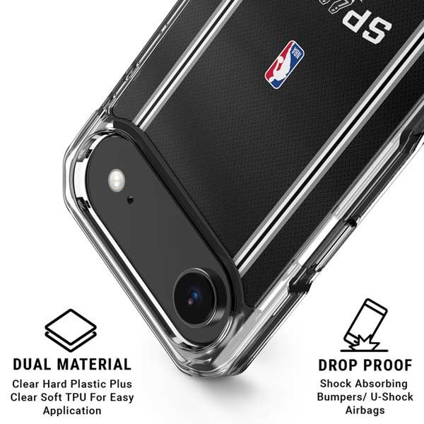 NBA San Antonio Spurs Jersey iPhone 17 Air Clear Case
