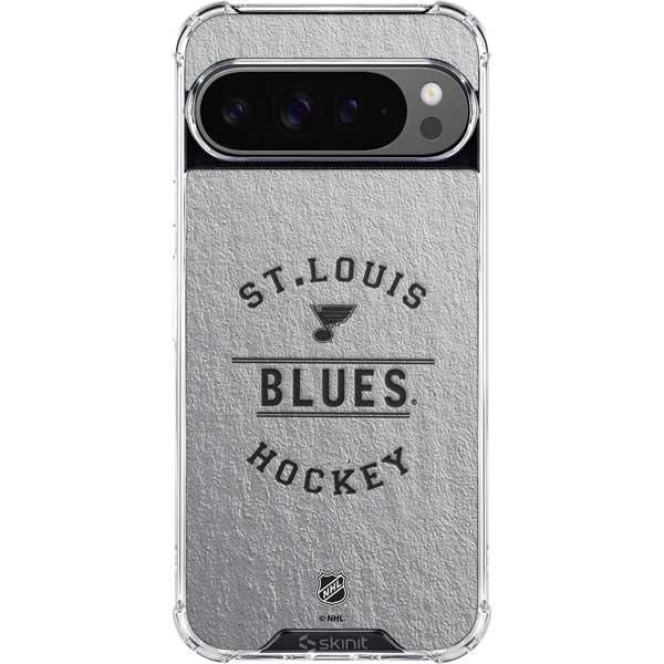 NHL St. Louis Blues Black Text Google Pixel 10 Pro Clear Case