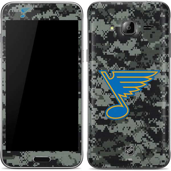NHL St. Louis Blues Camo Galaxy J3 Skin