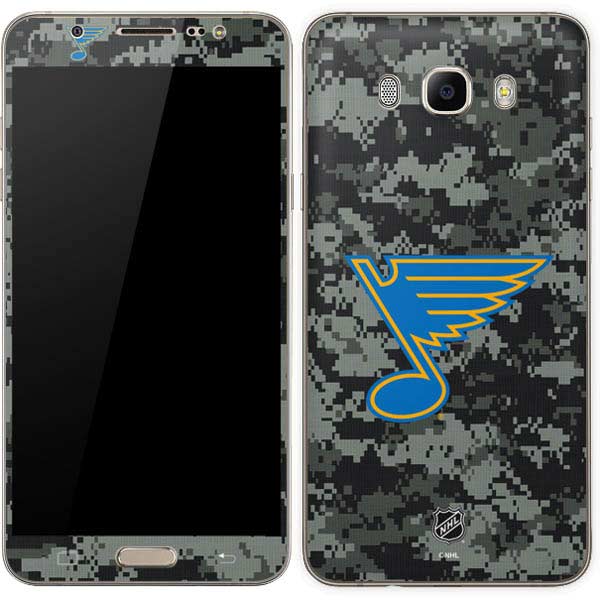 NHL St. Louis Blues Camo Galaxy J7 Skin