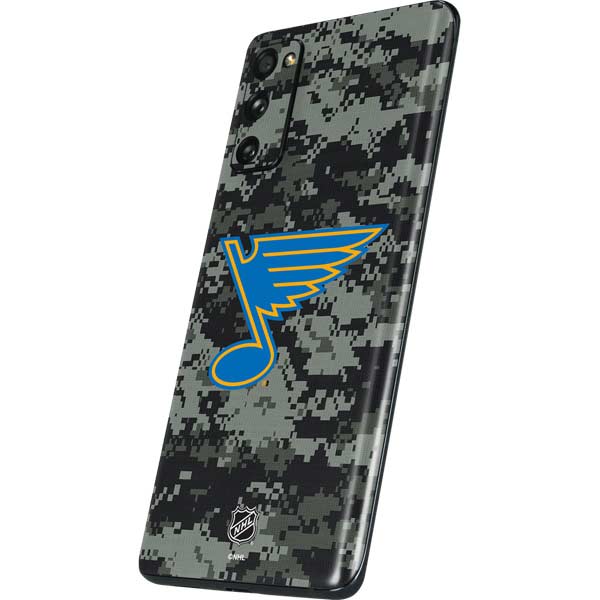 NHL St. Louis Blues Camo Galaxy S20 Fan Edition Skin