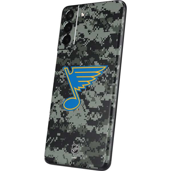 NHL St. Louis Blues Camo Galaxy S21 5G Skin