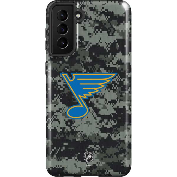 NHL St. Louis Blues Camo Galaxy S21 Plus 5G Pro Case