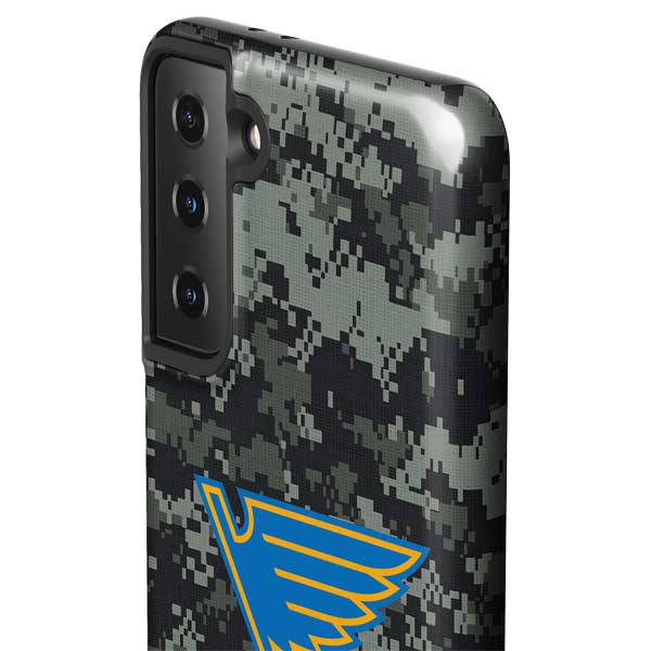 NHL St. Louis Blues Camo Galaxy S21 Plus 5G Pro Case