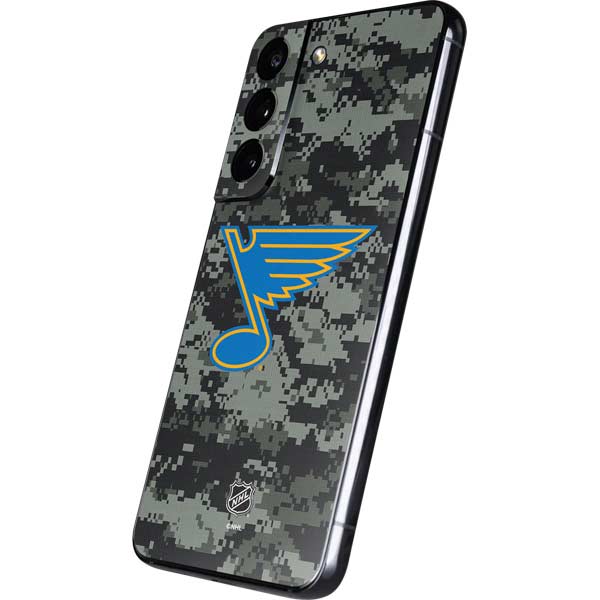 NHL St. Louis Blues Camo Galaxy S22 Plus Skin