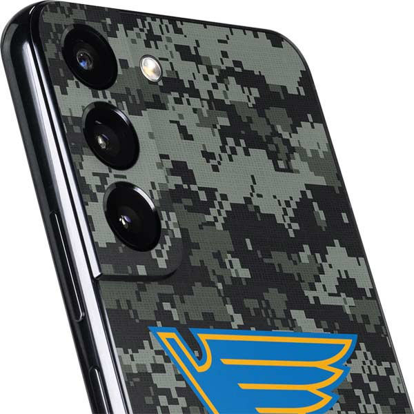 NHL St. Louis Blues Camo Galaxy S22 Skin