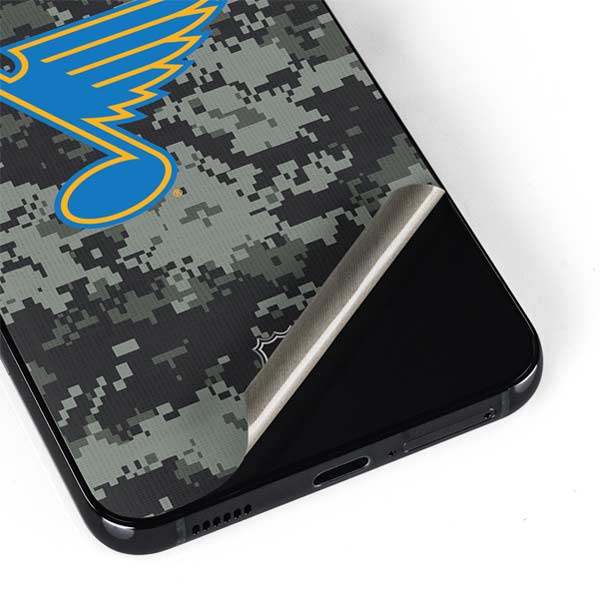 NHL St. Louis Blues Camo Galaxy S22 Skin