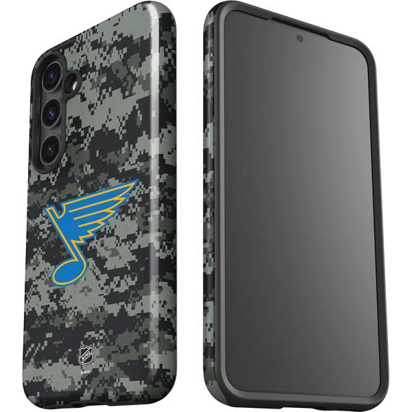 NHL St. Louis Blues Camo Galaxy S24 Impact Case