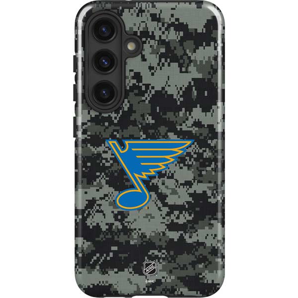 NHL St. Louis Blues Camo Galaxy S25 Impact Case