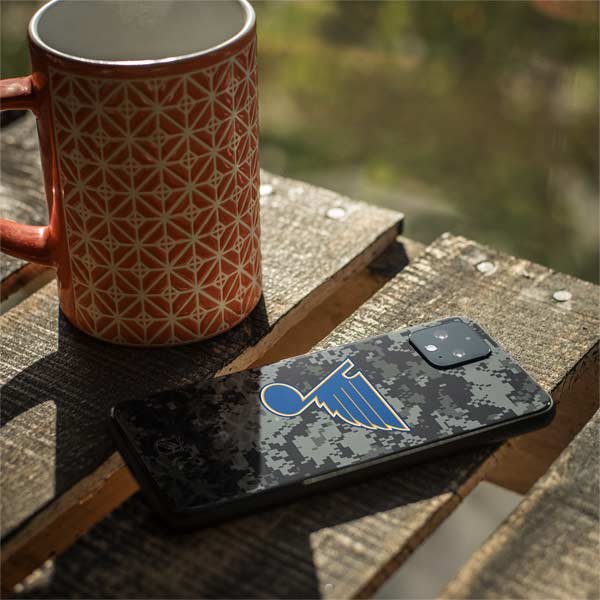 NHL St. Louis Blues Camo Google Pixel 4 Skin