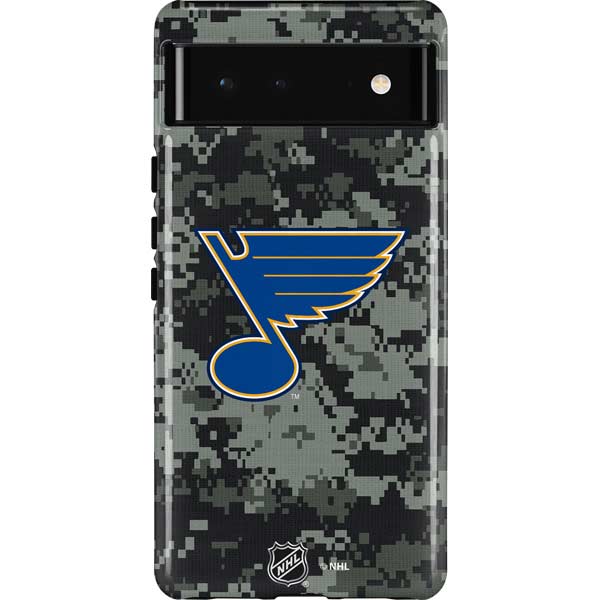 NHL St. Louis Blues Camo Pixel Cases