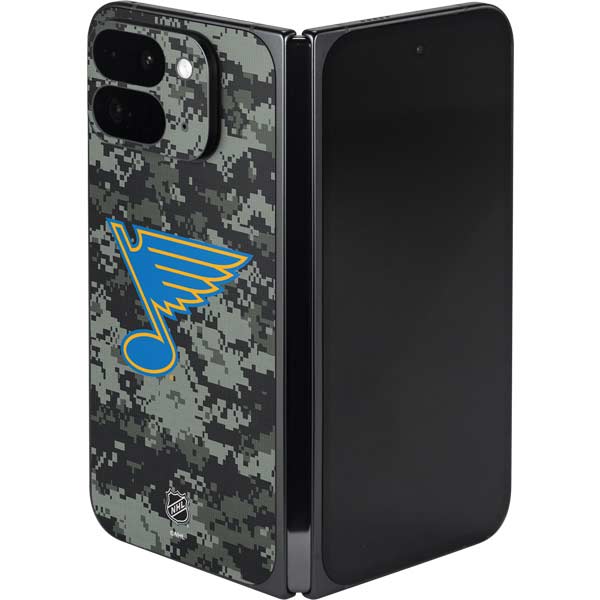 NHL St. Louis Blues Camo Google Pixel 9 Pro Fold Skin