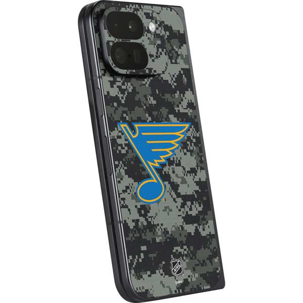 NHL St. Louis Blues Camo Google Pixel 9 Pro Fold Skin