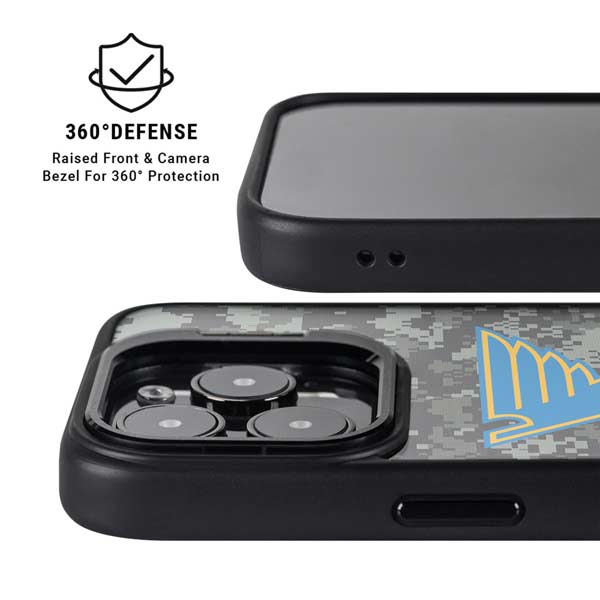 NHL St. Louis Blues Camo iPhone 16 Pro Kickstand Case