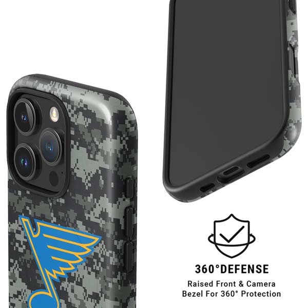 NHL St. Louis Blues Camo iPhone 16 Pro Magsafe Impact Case