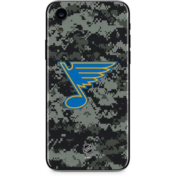 NHL St. Louis Blues Camo iPhone XR Skin