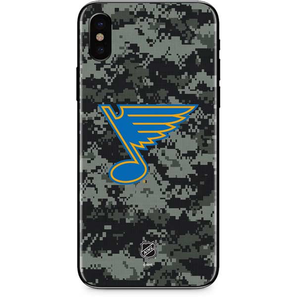 NHL St. Louis Blues Camo iPhone XS Max Skin